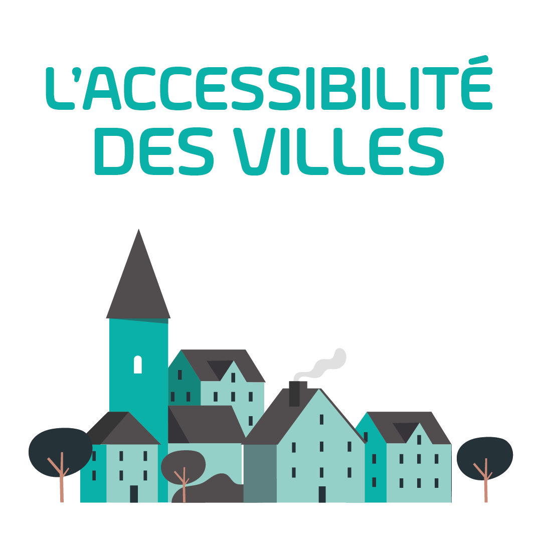 Cette image représente une ville pour illustrer l'article sur l'accessibilité des villes.